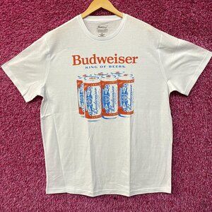 Brew City Apparel Budweiser Six Pack Graphic T-Shirt Large